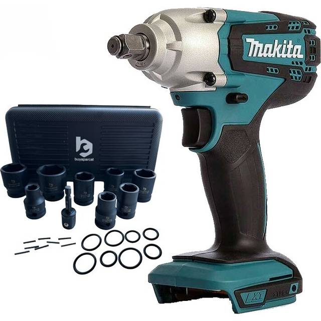 Makita - DTW190Z 18v Cordless lxt 1/2'' Impact Wrench Scaffolders + 9PC Socket Set