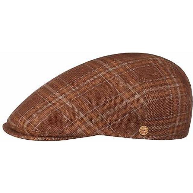 Sidney Linne Ny Ull Flat Cap by Mayser - rost