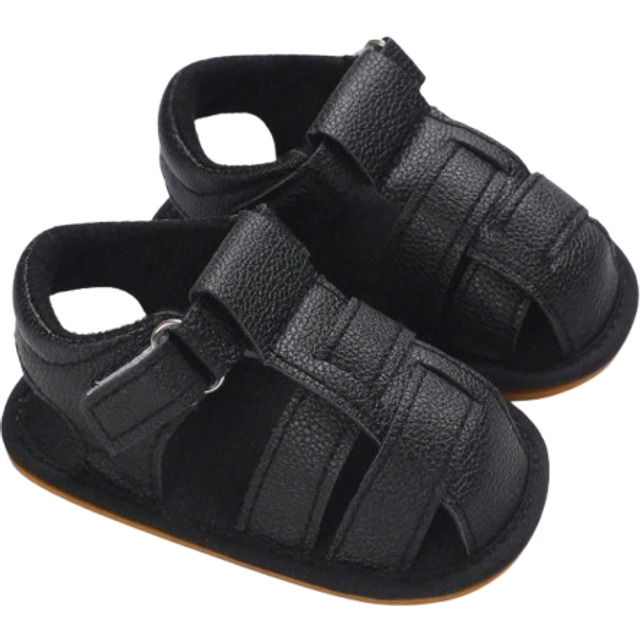 SHEIN Infant Boys&#39; Summer Sandals, 0-1 Years Old, Soft Anti-Slip Sole, Breathable, Not Fall Off