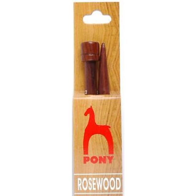 Pony 35cm rosewood knitting needles - 6.5mm