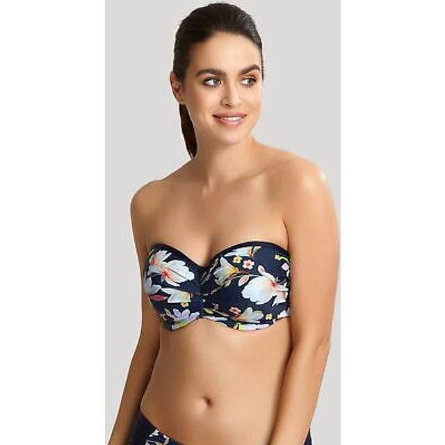 Panache swim florentine bikini bandeau underwired strapless / strapped top 30g