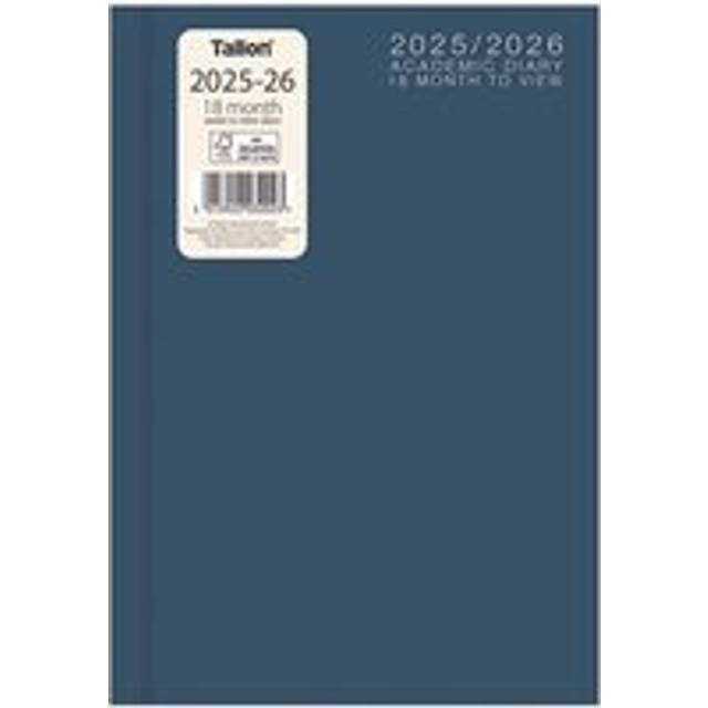 Blue Classic Academic Week-To-View A5 Diary 2025 - 2026