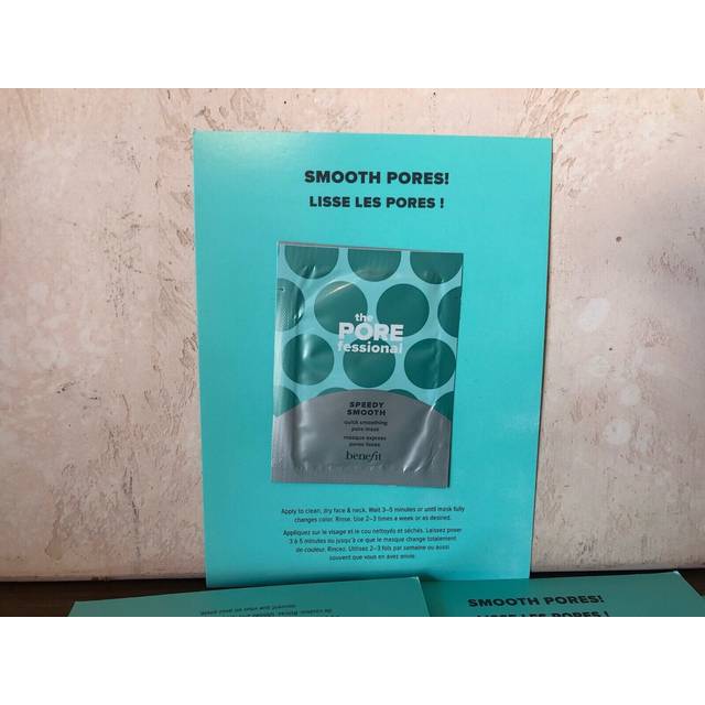 Benefit pore fessional speedy smooth quick smoothing pore mask 2.5g x10 (25g)