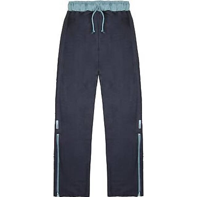 Nike Logo Track Pants Navy Mens Training Activewear Bottoms 163586 451 - Blue Cotton - Size X-Small