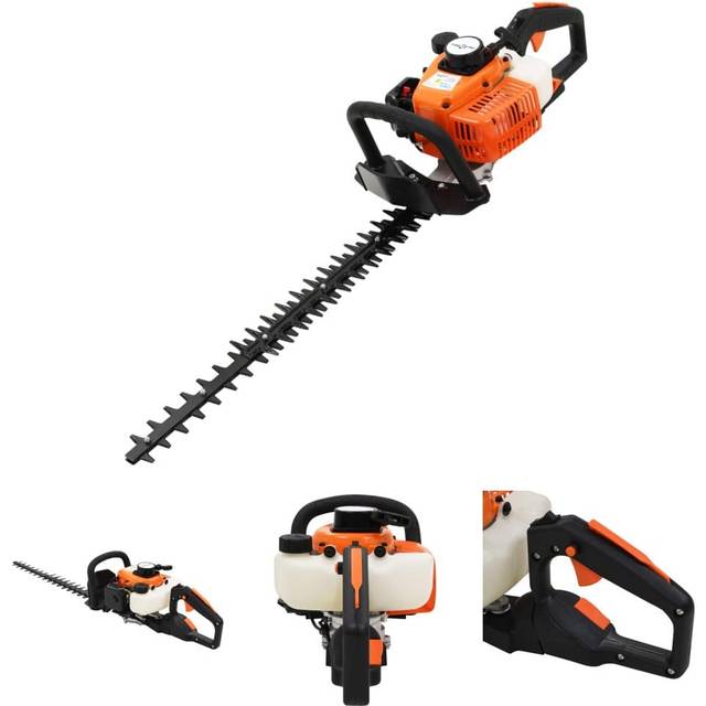 The Living Store Häcksax bensindriven 722 mm orange och svart - Häcksaxar