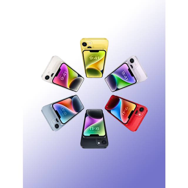 Refurbished phone APPLE iPhone 14 128GO 256GO 512go unlock smartphone inches, six cores, i0S