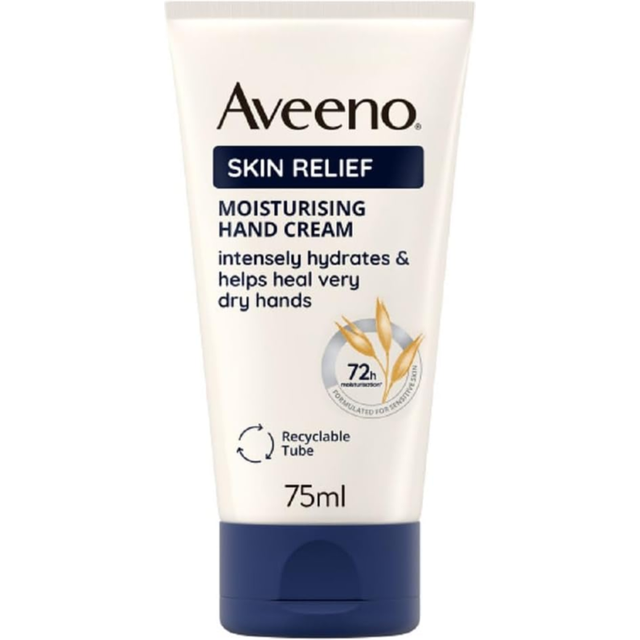 Aveeno skin relief moisturising hand cream (1x 75ml), nourishing cream