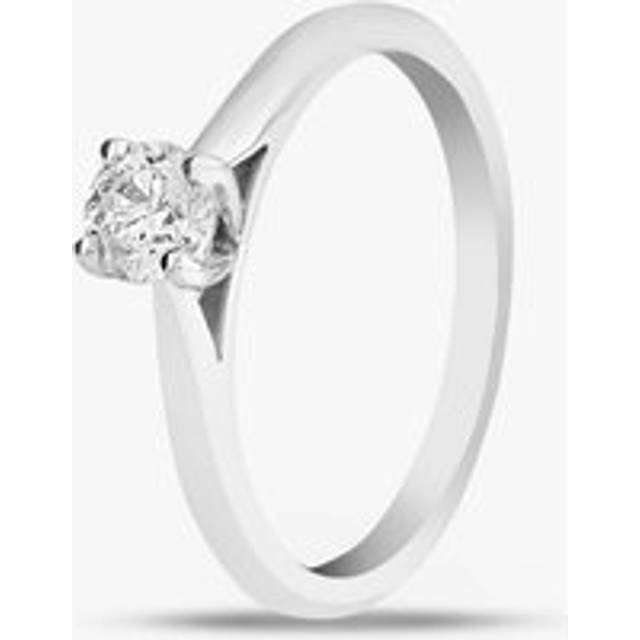 18ct White Gold 0.40ct Brilliant Cut Diamond Solitaire Ring 10-80-616/24-01-635 N - Silver