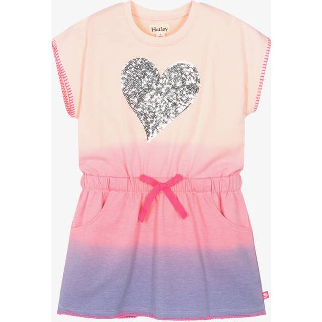Hatley Kids' Soft Dip Dye Pull On Dress, White