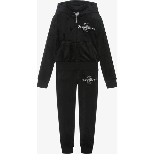 Juicy Couture Kids' Diamante Hoodie and Slim Joggers Set
