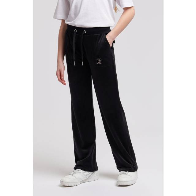 Juicy Couture Kids' Diamante Wide Leg Jogging Bottoms