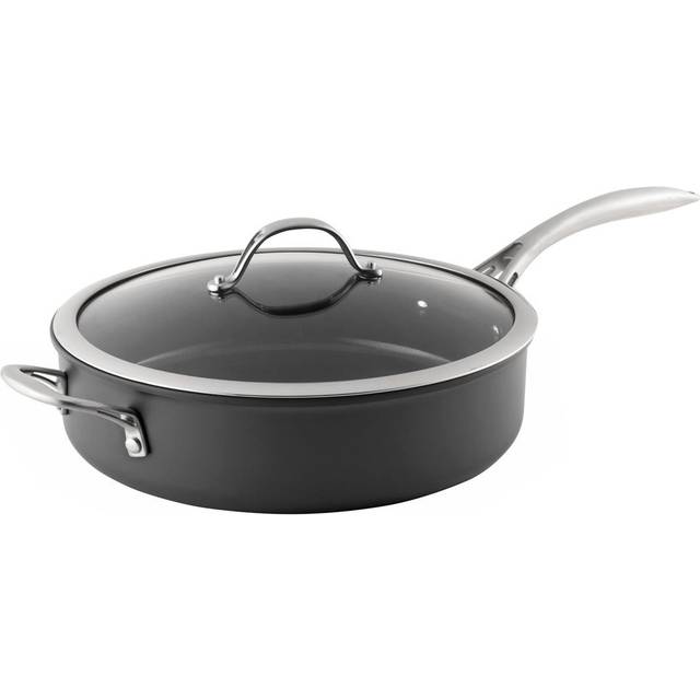 ProCook Professional Bi-Ply Cookware - Coated Saute Pan & Lid - 28cm