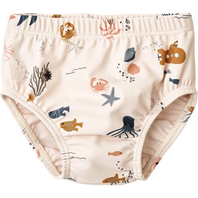 Liewood Anthony Baby Badebukse - Sea Creature/Sandy