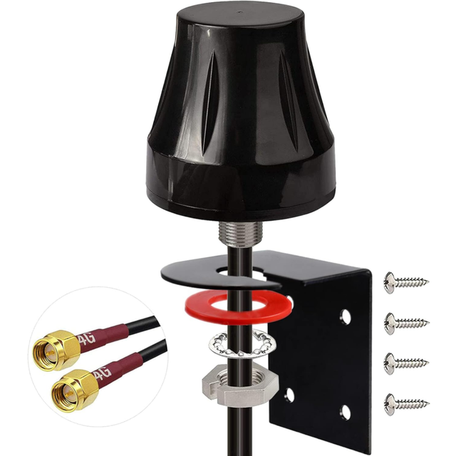 4g lte antenna outdoor sma aerial mimo antenna fixed bracket wall mount waterpro