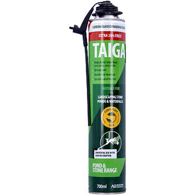 Taiga Black PU Expanding Foam 700ml with Nozzle
