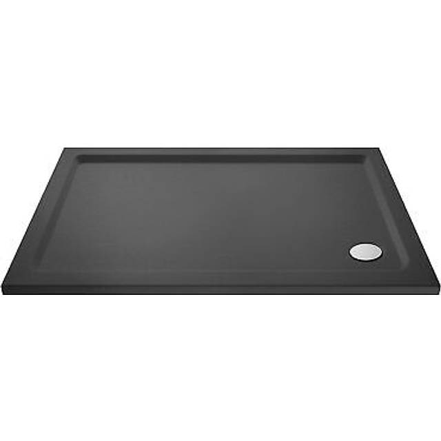 Slim 1000 x 700 mm Rectangular Polyurethane Resin Shower Tray Slate Grey