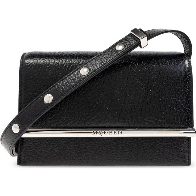 Alexander McQueen - T-Bar shoulder bag - women - Leather - One Size - Black