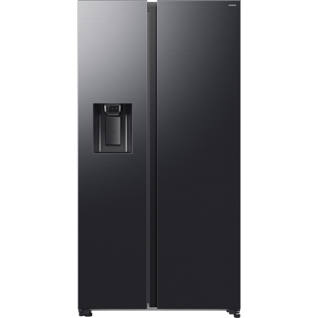 SAMSUNG Bespoke AI Series 7 RS70F66KCFEU American-Style Fridge Freezer - Black, Black