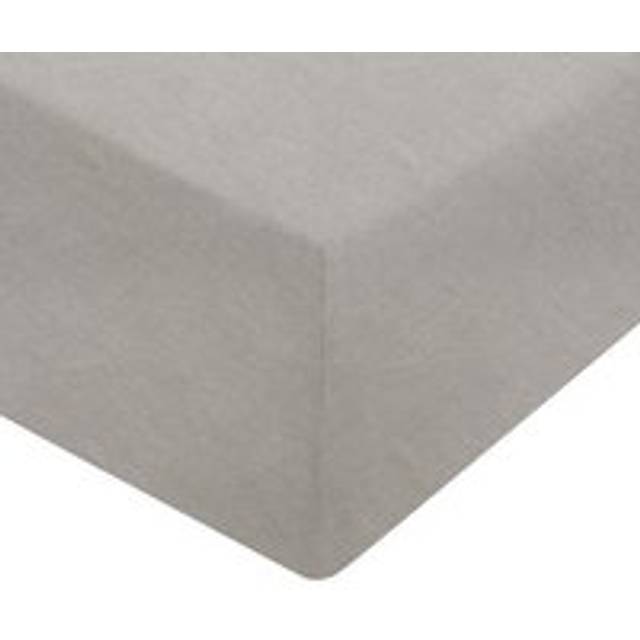 Washed Cotton Fitted Sheet‐ Single | Pale Blue