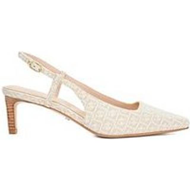 Dune London Dancing Slingback Court Shoes - Nude, Natural, Size 7, Women