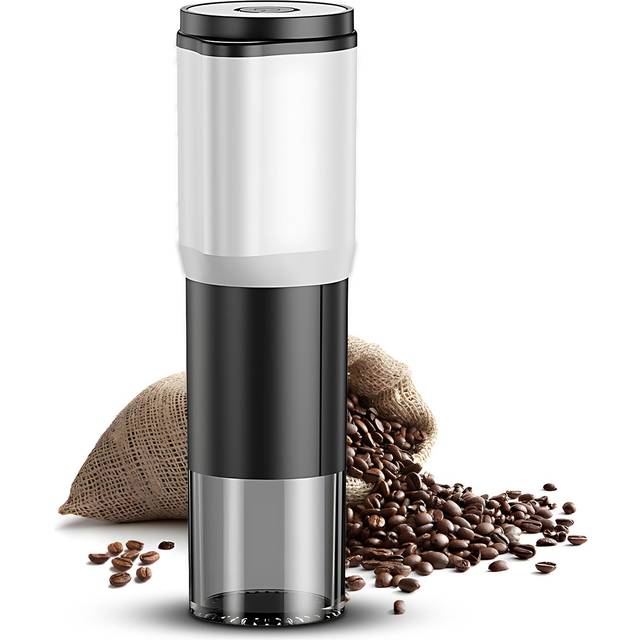 2-in-1 Electric and Manual Coffee Bean Grinder 5 Level Adjustable with Timing Mode and Auto Stop Electric