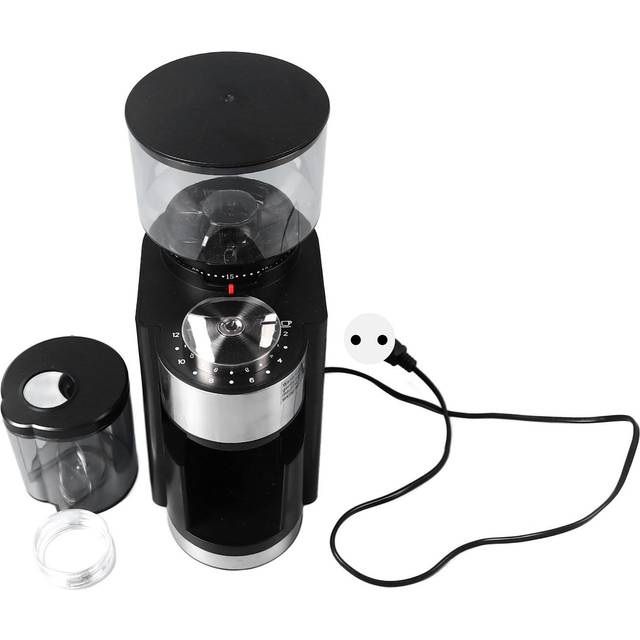 Electric Coffee Grinder Black Automatic Burr Grinder 25 Grind Setting Adjustable Large Capacity L