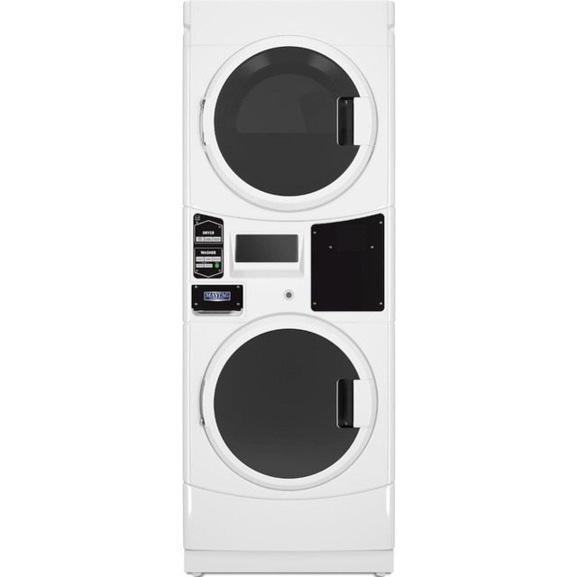 Maytag MLE22PRTGW White Ready Stacked Washer & Dryer Washer: 88 Litres / Dryer: 190 Litres (Each)