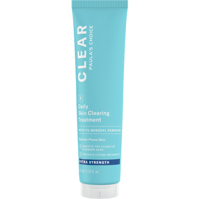 Paula's Choice CLEAR Daily Skin Clearing Treatment with Benzoyl Peroxide  Treats and Prevents Mild to Severe Acne & Breakouts  Fragrance-Free  2.25 Fl