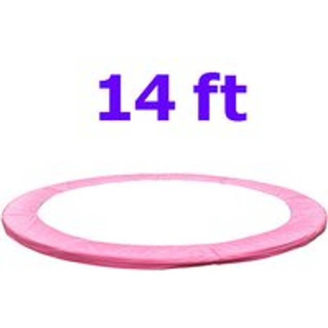Green Bay - Greenbay Replacement Trampoline Surround Pad Foam Safety Guard Spring Cover Padding Pads Pink 14FT