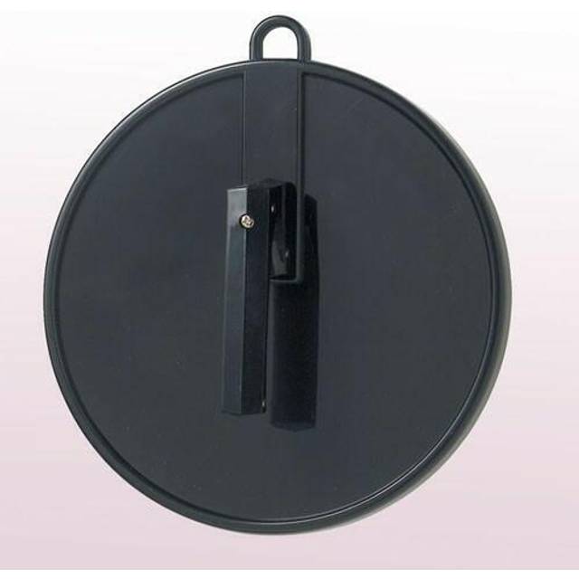Comair cabinet hand mirror "standard" with handle and loop, 25 cm black