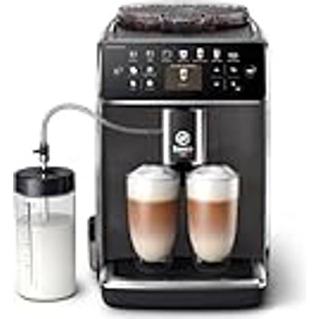 Saeco GranAroma Helautomatisk Espressomaskin - 14 Kaffevarianter, Intuitiv Färgskärm, 4 Användarprofiler, Keramisk Kvarn (SM6580/10)