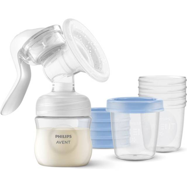 Philips Avent Breast Pumps SCF430/30 + VIA bröstpump + behållare 1 st.