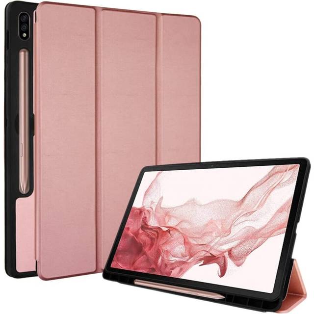 "TECHGEAR Smart Case for Samsung Galaxy Tab S8 11"" 2022 Release (SM-X700 / SM/X706) PU Leather Slim Smart Case Stand Cover with..."