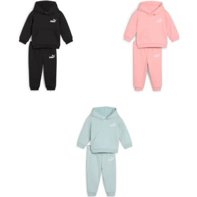PUMA Minicats Loungewear Set Toddler, Black, size 6-9 Months (6-9 Months)