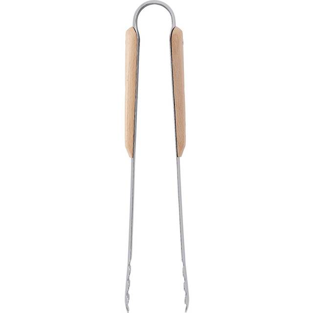 VARDAGEN stekpincett, rostfritt stål/bok, 30 cm