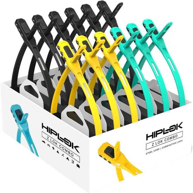 Hiplok Z-Lok Combo Armoured Reuseable Tie - Box Of 12