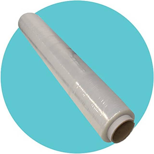6 Rolls x 400mm Clear Pallet Stretch Wrap | Extra Long Roll, Standard Core, 17mu Thick | Shrink Wrap, Cling Film, Plastic Wrap | Packaging for