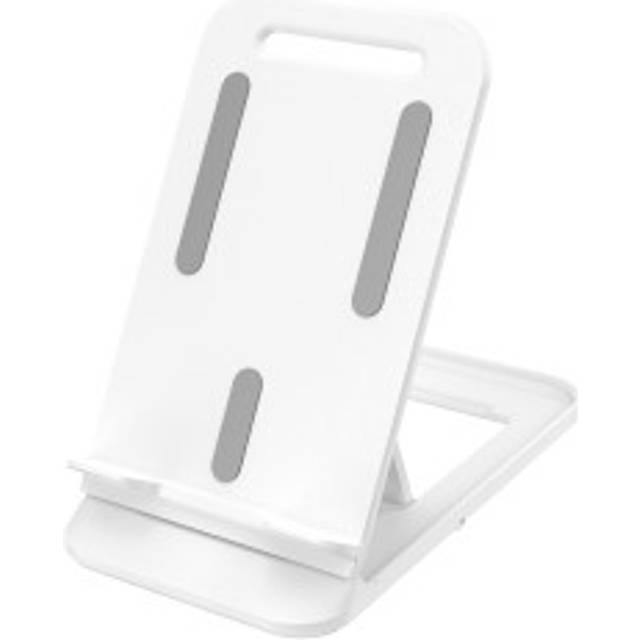 Stativ för telefon, universal vikbar surfplatta, vit
