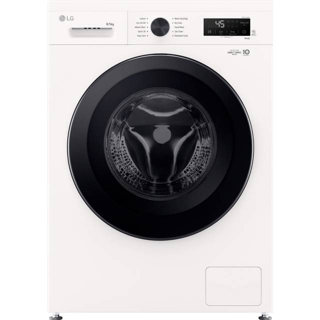 LG W4X1085NWK 8kg/5kg Steam Washer Dryer - WHITE