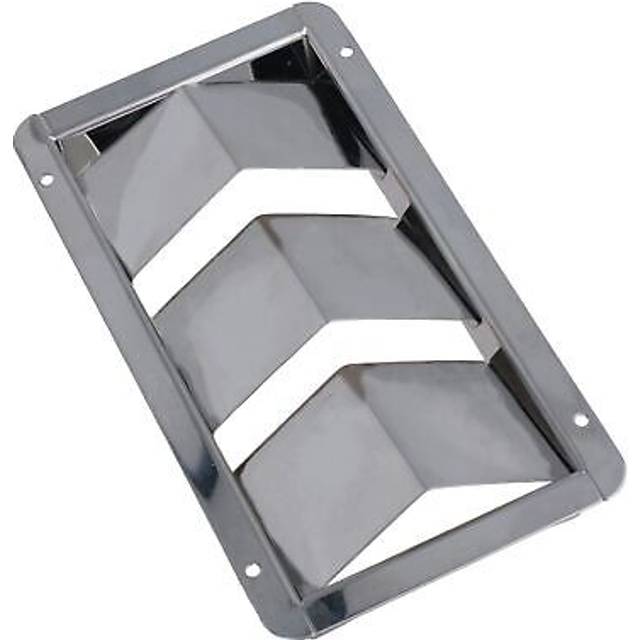 Stainless steel vent louvre ventilator grill boat engine bay marine polished