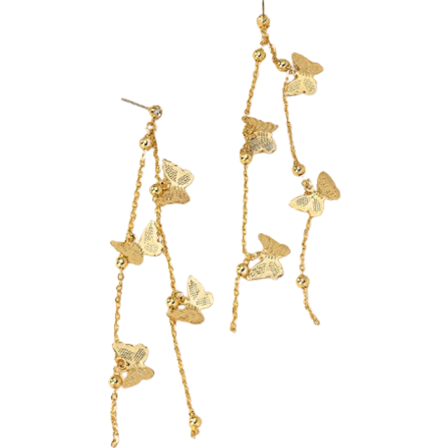 SHEIN Butterfly Drop Earrings