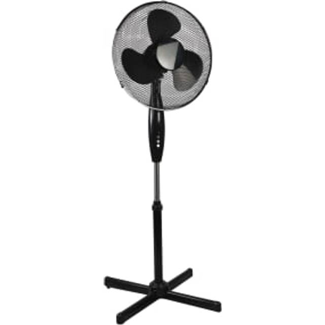 Fine Elements Black Pedestal Fan - 16in