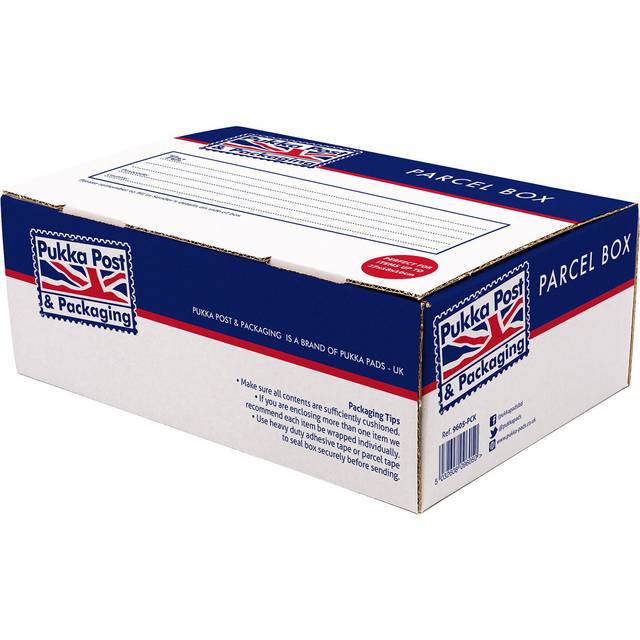 Pukka Postal Parcel Box - Small - 27.1 x 9.9 x 18.1 g