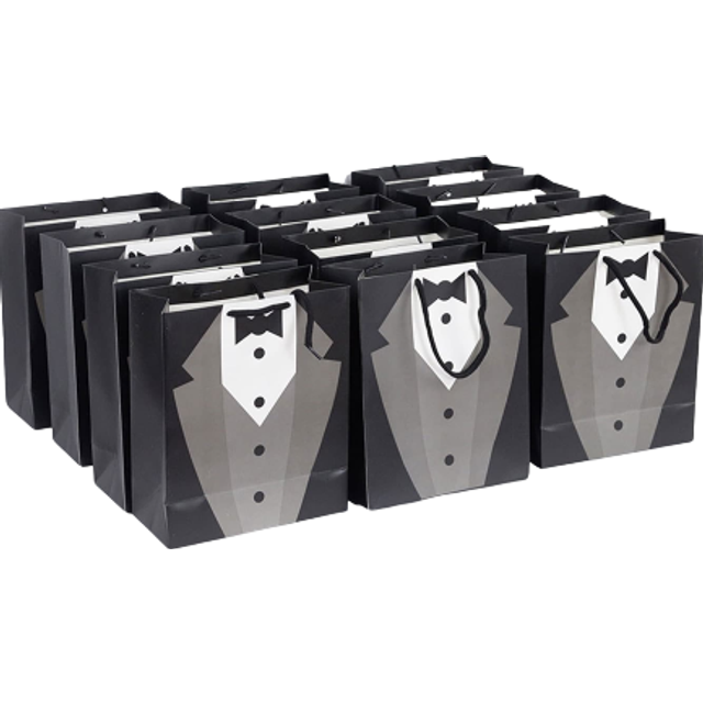 SHEIN 1pc/5pcs/10pcs Gift Bags For Wedding, Best Man, Father Day, Anniversary, Tailcoat, Christmas Valentine Day