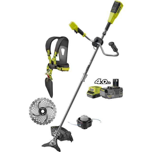 Batteridriven röjsåg 18 V 38 cm 4,0 Ah