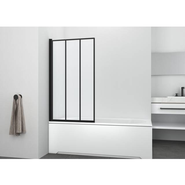 Badkarsvägg Allibert Loft Game Svart 80Cm