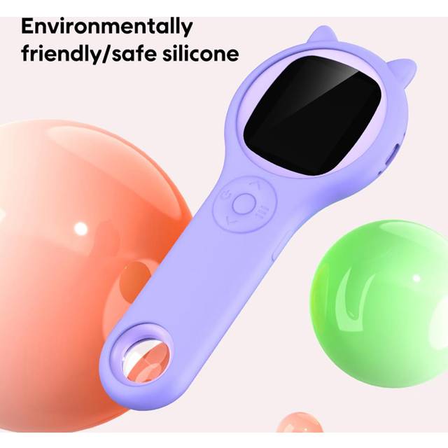 1080P Mini Microscope for Kids 500X Portable Handheld Magnifying Glass LED Lighted Pocket Digital purple