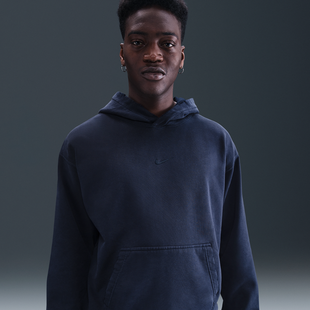 Men s Solo Swoosh French Terry Hoodie Obsidian - Multicolor (L)