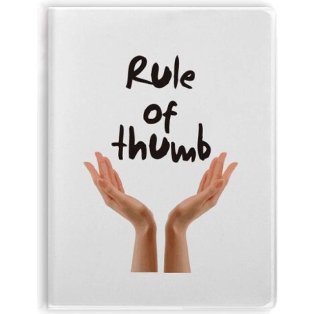 English Language Culture Common Sense Fingers Notebook Gum Cover Diary Soft Cover Journal