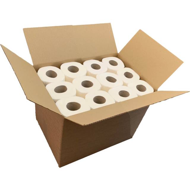 36 Rolls of Plastic Free Eco Luxury 3 Ply Toilet Roll